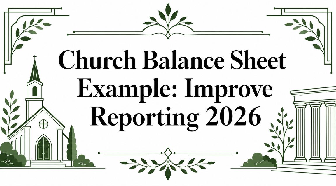 Church Balance Sheet Example: Improve Reporting 2026 | Grain Blog