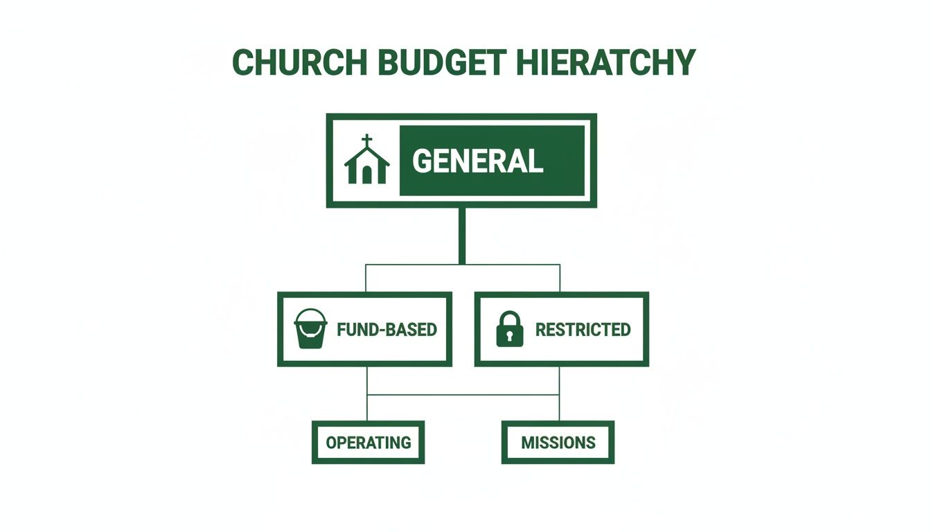 Infographic about sample of a church budget
