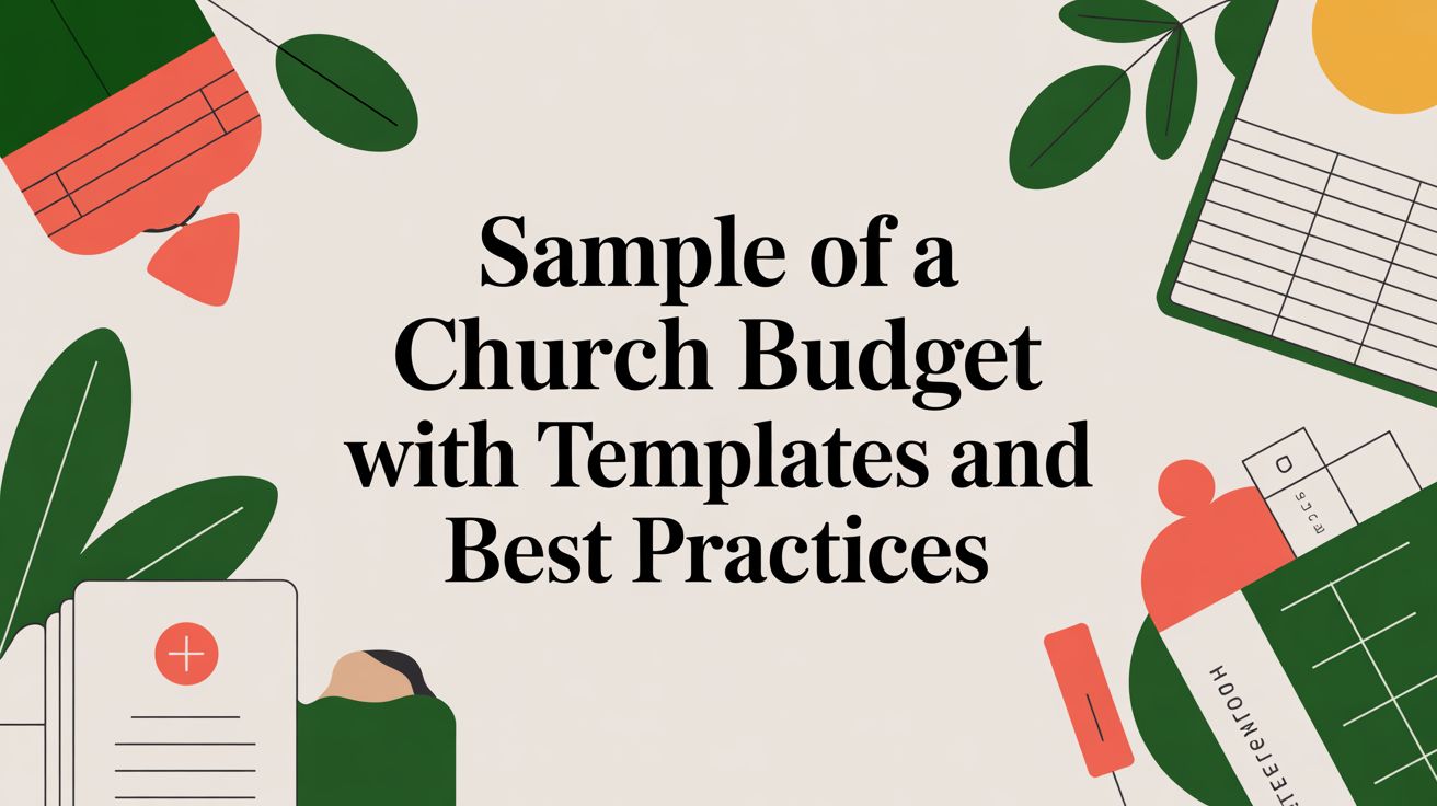 Sample Of A Church Budget With Templates And Best Practices