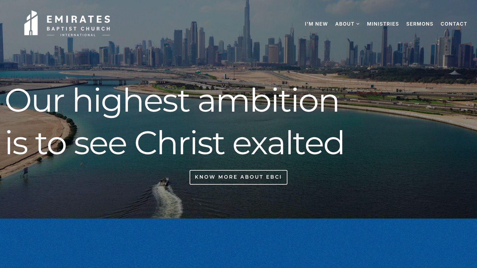 Emirates Baptist Church International (EBCI), Dubai