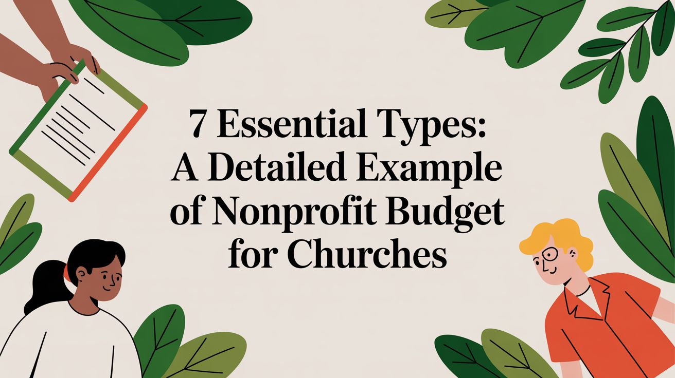 7 Essential Types: A Detailed Example of Nonprofit Budget for Churches