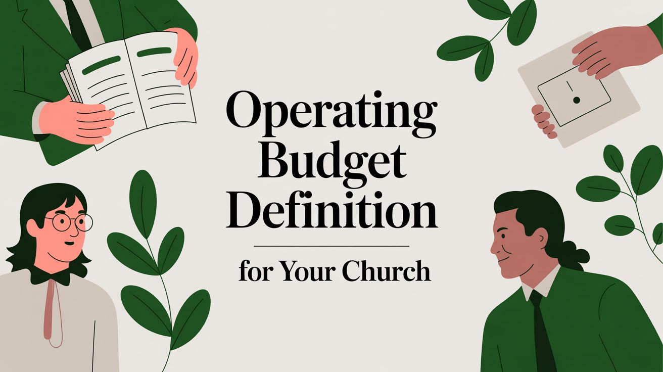 Operating Budget Definition for Your Church