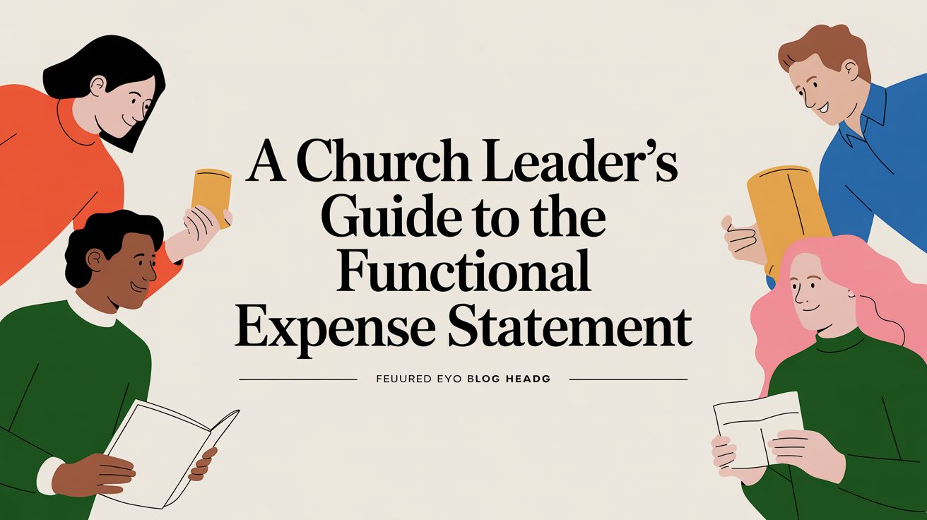 A Church Leader's Guide to the Functional Expense Statement