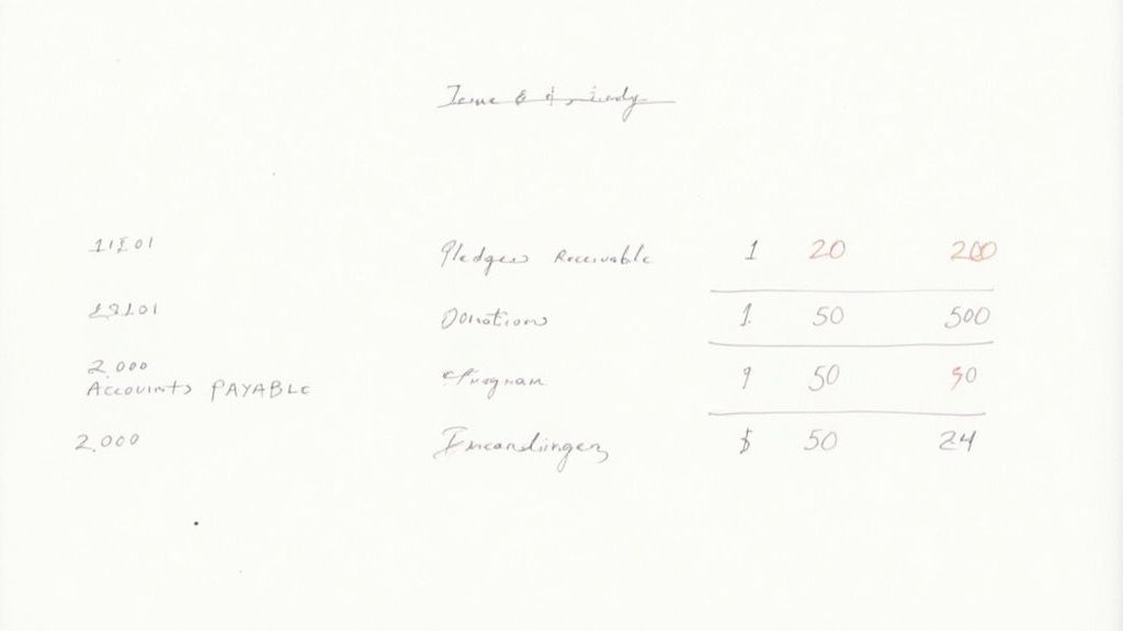 A person working on a laptop with financial charts and graphs visible on the screen, representing setting up a chart of accounts.