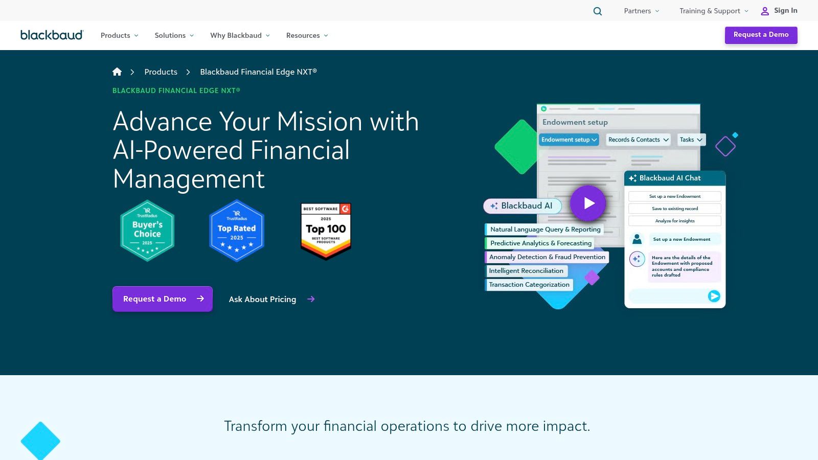 Blackbaud Financial Edge NXT