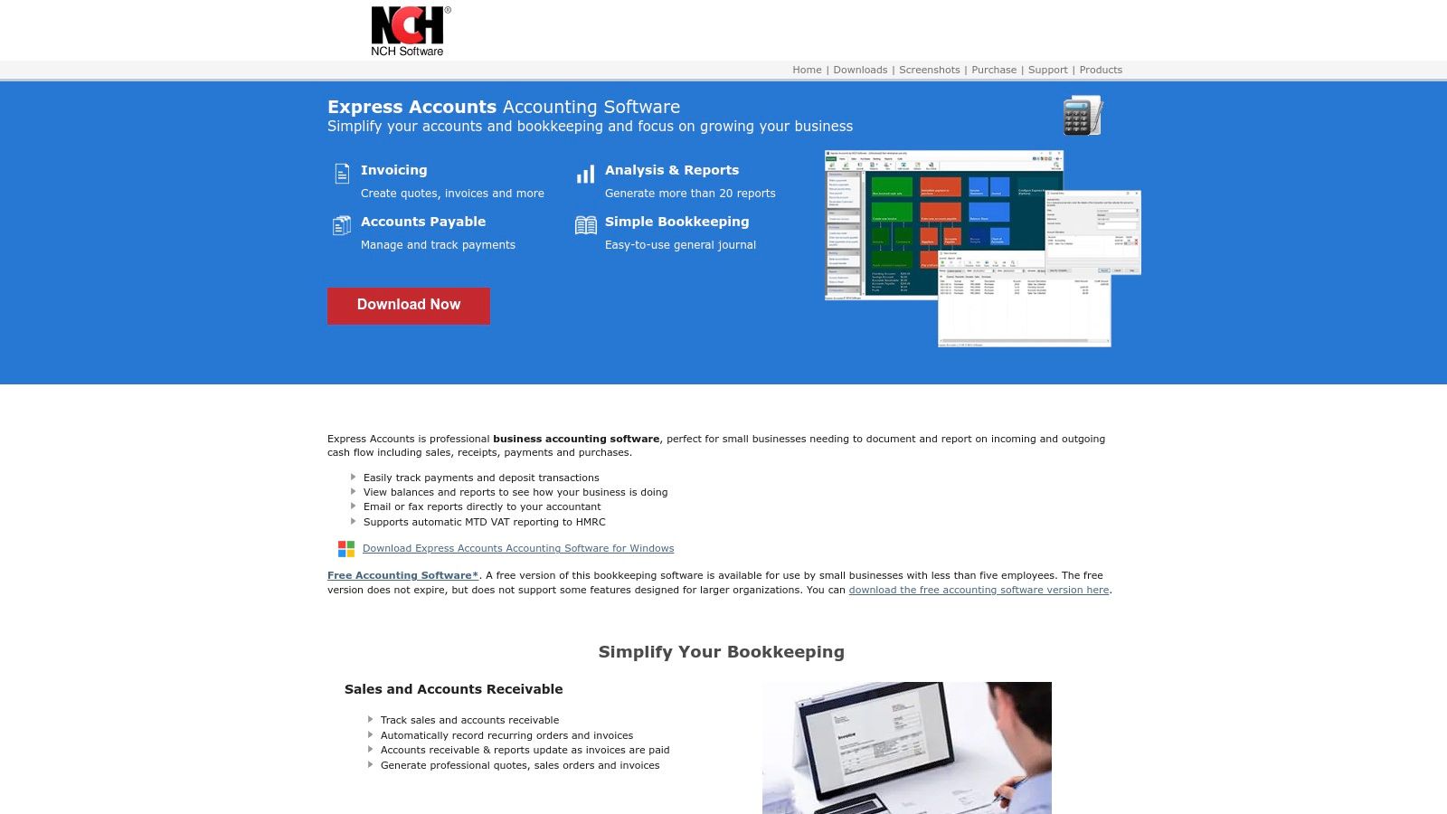 NCH Express Accounts