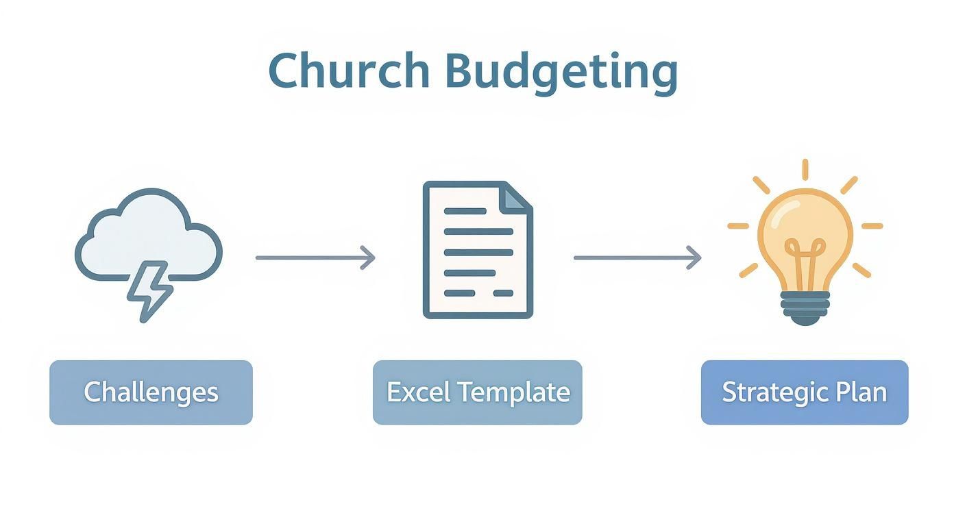 Infographic about church budget template excel